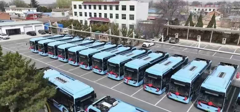 该市50辆氢燃料电池公交车投运！(图1)