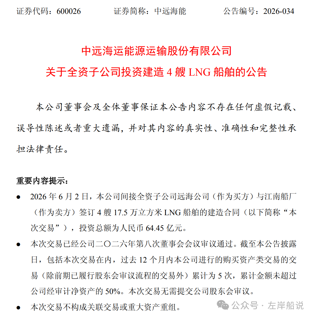 江南造船又获4艘17.5万方大型LNG运输船订单(图1) 江南造船又获4艘17.5万方大型LNG运输船订单(图1)