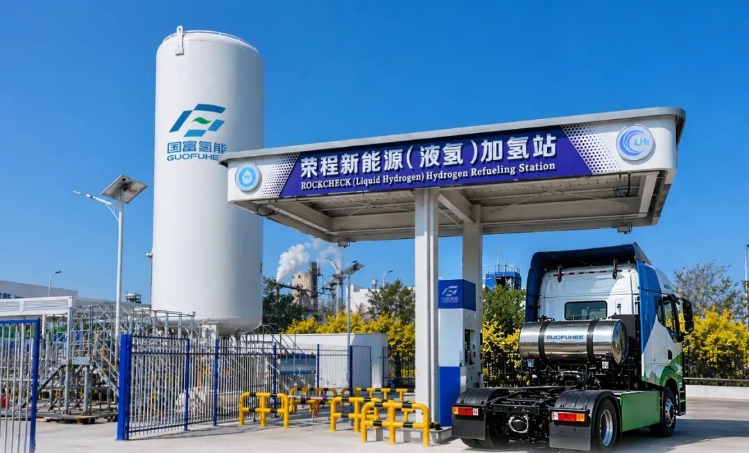 国富氢能全套液氢装备助荣程全链条示范落地(图1)